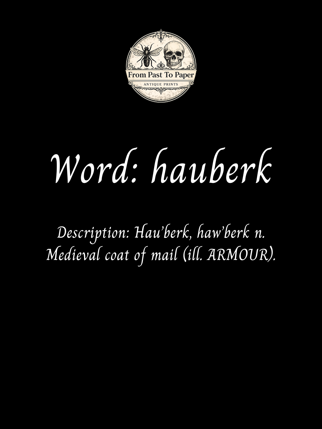 Word Of The Week: Hauberk