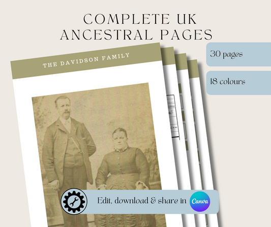 Complete UK Ancestral Pages - 18 Colours